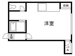 間取図画像 ワンルーム