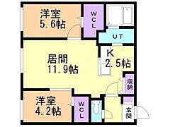 物件の間取り