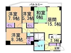 物件の間取り