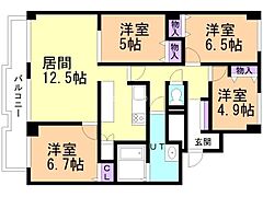 物件の間取り