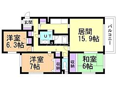 物件の間取り