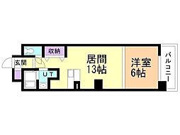 MulberryGarden512 1LDKの間取図画像