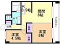 京王山鼻マンション4階6.4万円