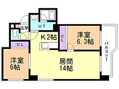 物件の間取り
