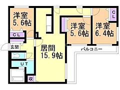 物件の間取り