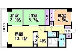 S・コート28 3LDKの間取図画像