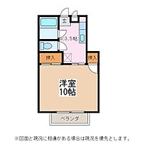 コーポ島立  ｜ 長野県松本市大字島立（賃貸アパート1DK・1階・33.00㎡） その2