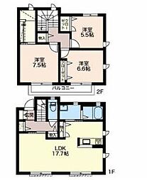 ヴィラ天矢館 3LDKの間取図画像