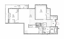 シエル開智 2LDKの間取図画像