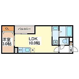 Jackyokota1 1LDKの間取図画像