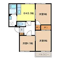 長野県長野市宮沖（賃貸アパート3K・2階・50.54㎡） その2