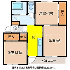 物件の間取り