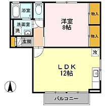 アドミールKOIKE　C  ｜ 長野県長野市篠ノ井御幣川1192-8（賃貸アパート1LDK・2階・47.13㎡） その2