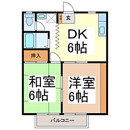 間取図画像 2DK