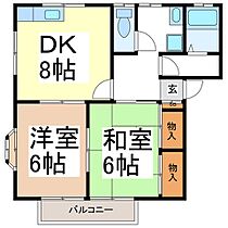 サンテラスエム  ｜ 長野県長野市青木島町綱島140-1（賃貸アパート2DK・2階・50.10㎡） その2