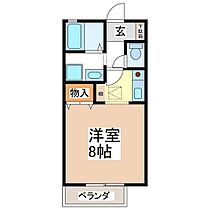 シャンボール新井C棟  ｜ 長野県長野市篠ノ井二ツ柳2072-1（賃貸アパート1R・1階・26.93㎡） その2