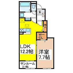 間取図画像 1LDK