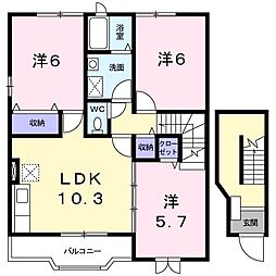 間取図画像 3LDK