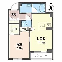 シャーメゾン春の宮  ｜ 長野県岡谷市長地権現町２丁目（賃貸マンション1LDK・1階・44.29㎡） その2