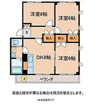 レイクビュー104  ｜ 長野県諏訪郡下諏訪町東赤砂（賃貸アパート3DK・2階・55.84㎡） その2