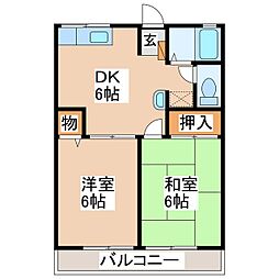 間取図画像 2DK