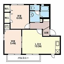 パストラル宮下C  ｜ 長野県岡谷市長地柴宮１丁目（賃貸アパート2LDK・1階・50.07㎡） その2