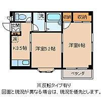 サニーコートI  ｜ 長野県岡谷市今井（賃貸アパート2K・1階・36.40㎡） その2