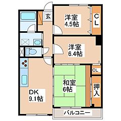 物件の間取り