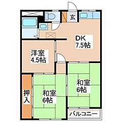 物件の間取り