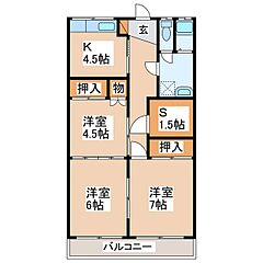 物件の間取り