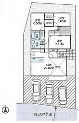 八王子市上壱分方町 新築平屋戸建
