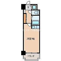 トーカンキャステール通町 403 ｜ 福岡県久留米市螢川町（賃貸マンション1R・4階・25.00㎡） その2