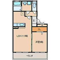 リーベ A203 ｜ 福岡県久留米市江戸屋敷２丁目（賃貸アパート1LDK・2階・42.49㎡） その2