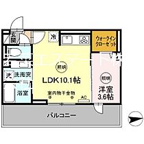 D-ROOM FIRST大善寺駅前 302 ｜ 福岡県久留米市大善寺大橋１丁目（賃貸アパート1LDK・3階・33.51㎡） その2