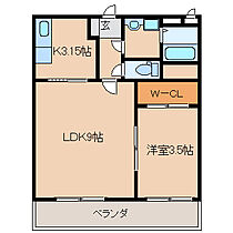 サンステージ 203 ｜ 福岡県久留米市国分町（賃貸マンション1LDK・2階・38.00㎡） その2