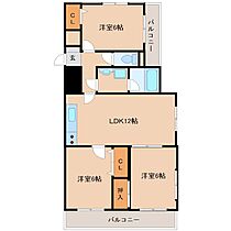 天神アコールマンション 504 ｜ 福岡県久留米市西町（賃貸マンション3LDK・5階・64.20㎡） その2