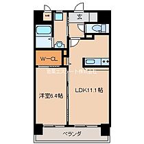 フェリス久留米シティ 506 ｜ 福岡県久留米市中央町（賃貸マンション1LDK・5階・41.48㎡） その2