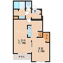 infinityI 101 ｜ 福岡県久留米市津福本町（賃貸アパート1LDK・1階・45.84㎡） その2