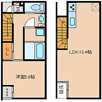 レガロユニオン C-2 ｜ 福岡県久留米市津福本町（賃貸一戸建1LDK・--・51.70㎡） その2