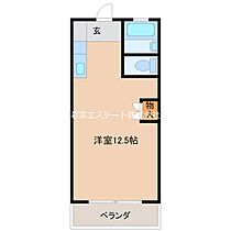 サハラビル 207 ｜ 福岡県久留米市御井町（賃貸マンション1K・2階・25.00㎡） その2