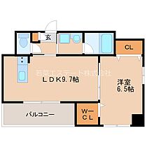 グランドシャルドン 501 ｜ 福岡県久留米市中央町（賃貸マンション1LDK・5階・40.51㎡） その2