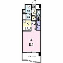 フォーウィルズコート 907 ｜ 福岡県久留米市花畑２丁目（賃貸マンション1R・9階・29.24㎡） その2