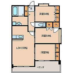 間取図画像 3LDK
