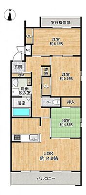 間取り スターターマンション伊藤II 2階/-