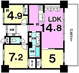 間取図画像 3LDK