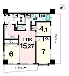 間取図画像 3LDK