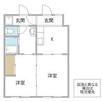 ハイツ茨城大前 103号室 ｜ 茨城県日立市東成沢町（賃貸マンション2K・1階・40.96㎡） その2