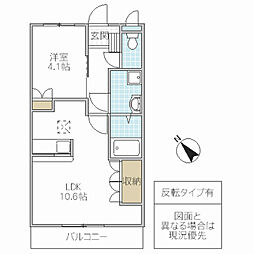 間取図画像 1LDK