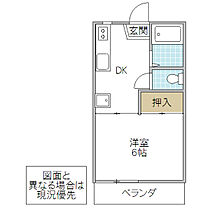 スターリバー 206号室 ｜ 茨城県日立市中成沢町（賃貸アパート1DK・2階・23.00㎡） その2