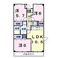 ヴィラ・アベニール2階6.8万円